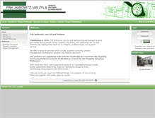 Tablet Screenshot of fjvz.co.za